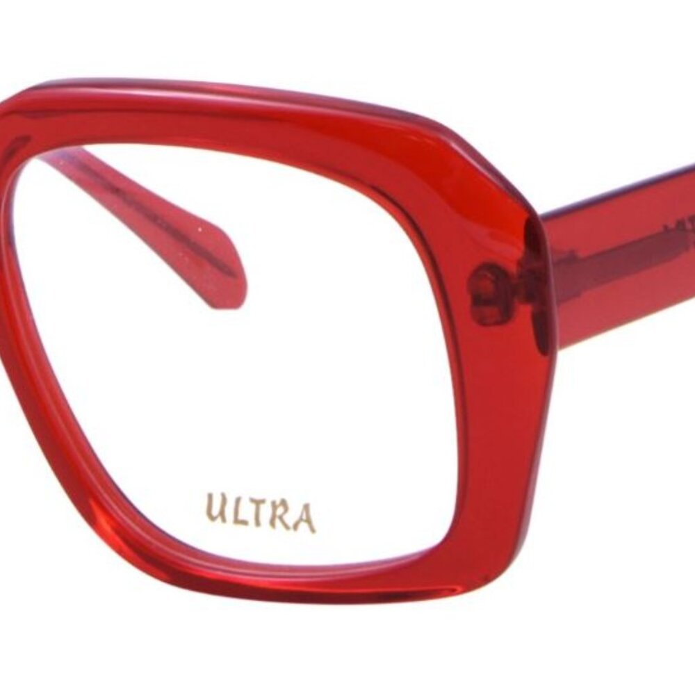 Goliath I ULTRA Eyeglasses Eye Glasses Full Rim Square Vintage Casino 58mm Red